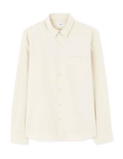 Regular fit katoenen overhemd - beige