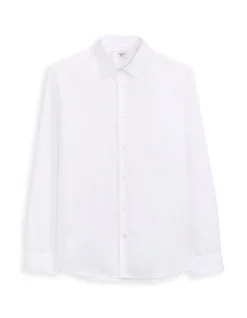Regular fit popeline hemd 100% katoen - wit