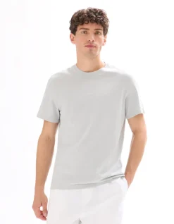 Regular fit T-shirt ronde hals 100% katoen - grijs