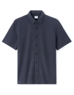 Regular jersey shirt - marineblauw