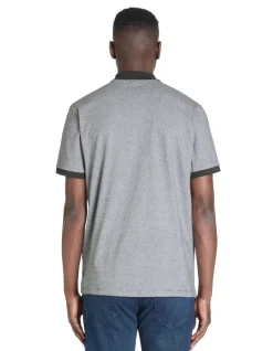 Regular poloshirt 100% katoen - antraciet