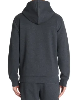 Regular rits hoodie - antraciet