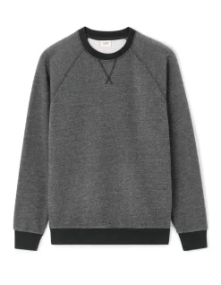 Regular ronde hals sweatshirt 100% katoen - grijs