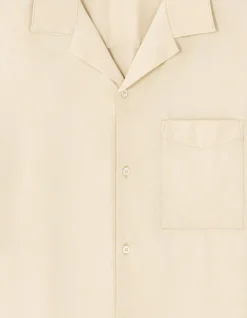 Regular shirt 100% viscose - ecru