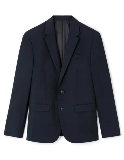 Regular stretch colbert - marineblauw