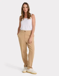 Regular waist tight pants - bruin