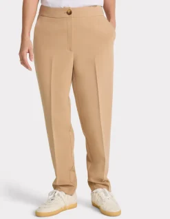 Regular waist tight pants - bruin