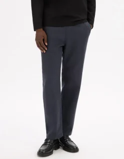 Relaxed pantalon 100% katoen - marine