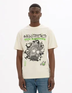 Rick en Morty - Beige T-shirt