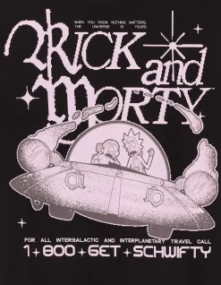 Rick en Morty - Zwarte T-shirt