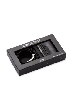 Riemset 100% leer - zwart