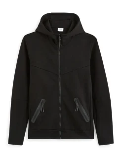 Ritsvest met capuchon - zwart