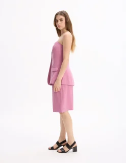 Roze nette rechte short
