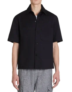 Ruimvallende blouse - zwart