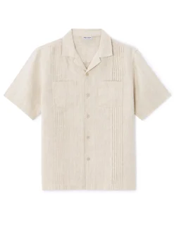Saint-Tropez - 100% linnen beige hemd