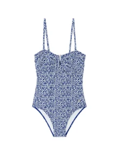 Saint-Tropez - 1-delig zwempak marineblauw