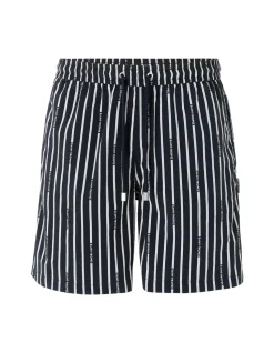 Saint-Tropez - Marineblauw gestreept badpak