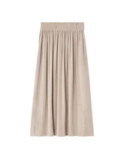 Satijnen rok - beige