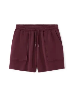 Short met wijde pijpen - paars