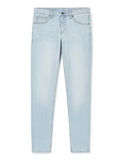 Skinny jeans van stretchkatoen c45 - lichtblauw