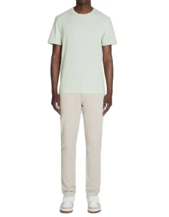 Slim fit broek 100% stretchkatoen - grijs