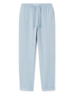 Slim fit broek 100% stretchkatoen - lichtblauw