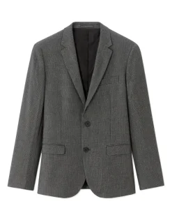 Slim Fit Stretch Blazer - Zwart