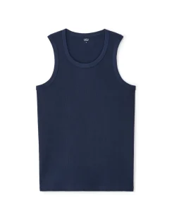 Slim fit tanktop - marine