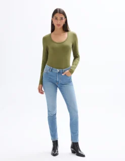 Slim jeans - vervaagd blauw