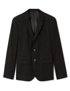 Slim stretch colbert - zwart