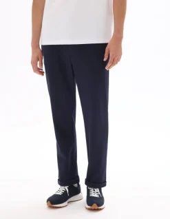 Slim stretch 24H-broek - marineblauw