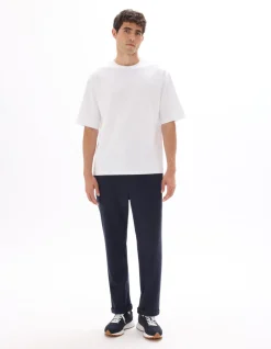 Slim stretch 24H-broek - marineblauw