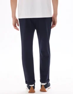 Slim stretch 24H-broek - marineblauw