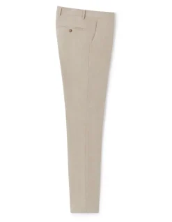 Slim stretch pantalon - beige