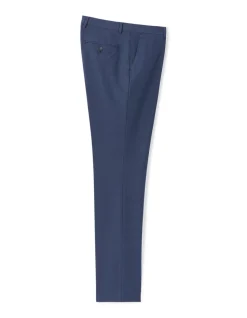 Slim stretch pantalon - blauw