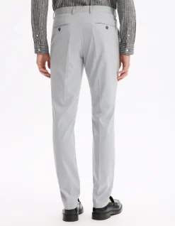 Slim stretch pantalon - grijs