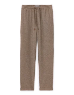 Slim 24u-stretchpantalon - lichtbruin