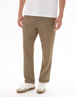 Slim 24u-stretchpantalon - lichtbruin