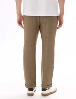 Slim 24u-stretchpantalon - lichtbruin