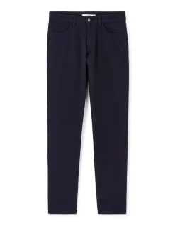 Slim-fit broek - marineblauw