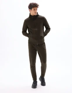 Slim-fit gebreide joggingbroek - carbon