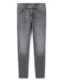 Slim-fit jeans 100% stretchkatoen c25 in 3 lengtes - grijs