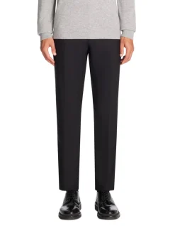 Slim-fit kostuumbroek - zwart