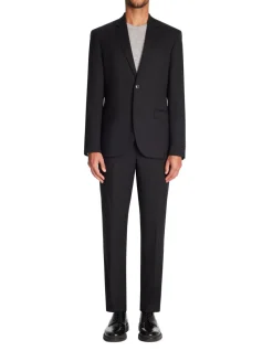 Slim-fit kostuumbroek - zwart