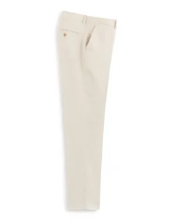 Slimfit kostuumpantalon linnen