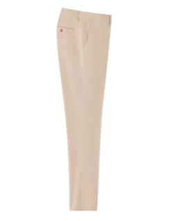 Slim-fit stretch kostuumbroek - beige