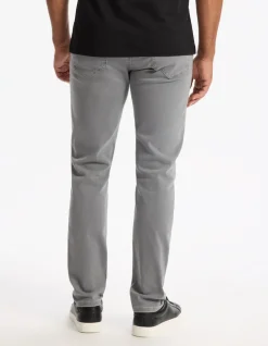 Slim-fit stretchkatoenen jeans c25 - grijs