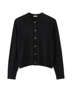 Soepel vallend vest van ECOVERO™ viscose - zwart