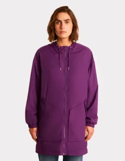 Strakke parka - paars