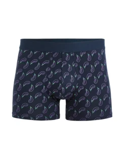 Stretch katoenen boxershort - marineblauw